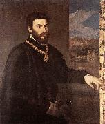 TIZIANO Vecellio Portrait of Count Antonio Porcia t Sweden oil painting artist